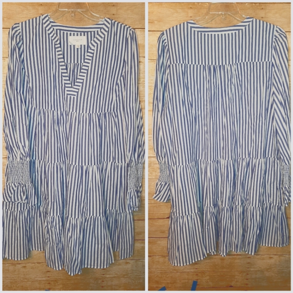 Pomander Place Striped Dress, XXXL